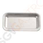 APS Pure Tablett für 2 Schalen Geeignet für Schalen GF132, GF133 | Kapazität: 2 Schalen | 20 x 11cm | Edelstahl