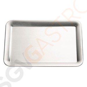 APS Pure Tablett für 6 Schalen Geeignet für Schalen GF132, GF133 | Kapazität: 6 Schalen | 29 x 20cm | Edelstahl