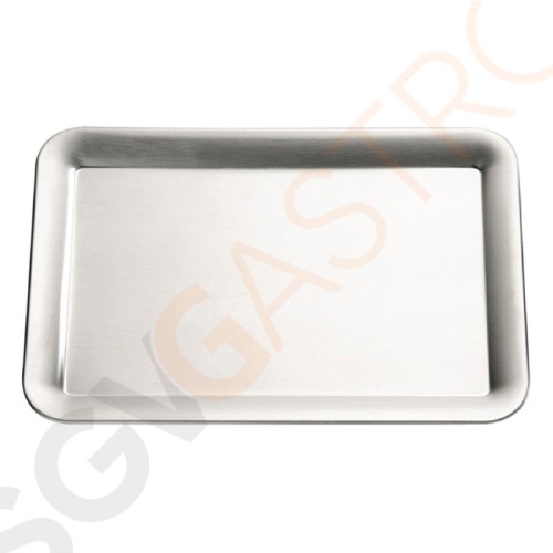 APS Pure Tablett für 6 Schalen Geeignet für Schalen GF132, GF133 | Kapazität: 6 Schalen | 29 x 20cm | Edelstahl