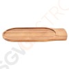 Olympia Servierbrett Akazienholz mit 2 Aussparungen 18 x 41,5cm Für Dipschalen bis zu 13,4(Ø)cm | 18 x 41,5cm | Akazienholz