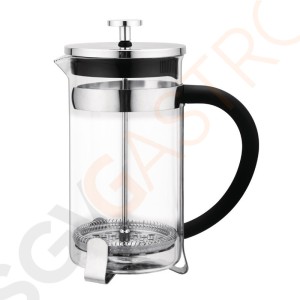 Olympia French Press Edelstahl und Glas 35cl Inhalt: 35cl (3 Tassen) | Edelstahl und Glas Olympia French Press Edelstahl und Glas 35cl Inhalt: 35cl (3 Tassen) | Edelstahl und Glas