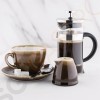 Olympia French Press Edelstahl und Glas 35cl Inhalt: 35cl (3 Tassen) | Edelstahl und Glas Olympia French Press Edelstahl und Glas 35cl Inhalt: 35cl (3 Tassen) | Edelstahl und Glas