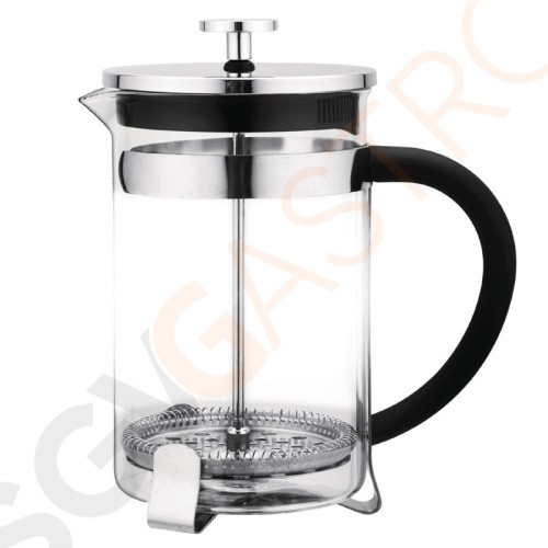 Olympia French Press Edelstahl und Glas 1,5L Unhalt: 1,5L (12 Tassen) | Edelstahl und Glas Olympia French Press Edelstahl und Glas 1,5L Unhalt: 1,5L (12 Tassen) | Edelstahl und Glas