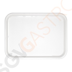 Kristallon Fast Food-Tablett weiß 41,5 x 30,5cm 41,5 x 30,5cm | Polypropylen | weiß