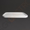 Kristallon Fast Food-Tablett weiß 41,5 x 30,5cm 41,5 x 30,5cm | Polypropylen | weiß
