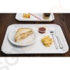Kristallon Fast Food-Tablett weiß 41,5 x 30,5cm 41,5 x 30,5cm | Polypropylen | weiß