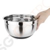 Vogue Edelstahlschüssel mit Silikonboden 5 Liter 5 Liter.