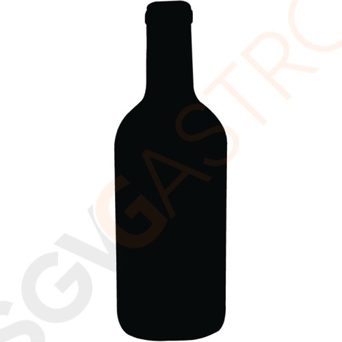 Securit Wandtafel Weinflasche 50 x 15cm