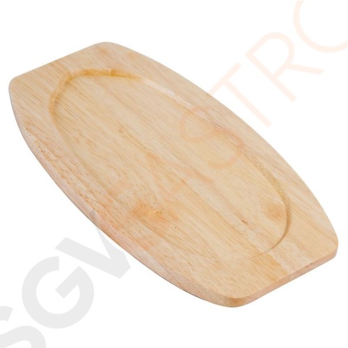 Olympia Holzbrett für Servierpfanne 31,5 x 17cm Geeignet für Pfanne GG133 | 31,5 x 17cm | Heveaholz Olympia Holzbrett für Servierpfanne 31,5 x 17cm Geeignet für Pfanne GG133 | 31,5 x 17cm | Heveaholz