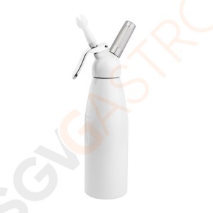 Vogue Sahnespender 1L Geeignet für Sahnekapseln CB163, CB439 oder S659 | Kapazität: 1L