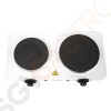 Caterlite elektrische Doppelkochplatte 2,5kW/230V | 2 Kochplatten