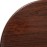 Bolero runde Tischplatte dunkelbraun 60cm 60(Ø)cm | dunkelbraun | vorgebohrt