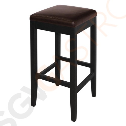 Bolero Barhocker Kunstleder dunkelbraun Sitzhöhe: 76cm | 76 x 41 x 41cm | Kunstleder und Birkenholz | dunkelbraun Bolero Barhocker Kunstleder dunkelbraun Sitzhöhe: 76cm | 76 x 41 x 41cm | Kunstleder und Birkenholz | dunkelbraun