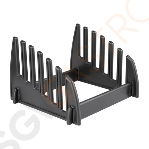 Hygiplas Kunststoffständer für 6 Schneidebretter bis zu 1,4cm Kunststoff | 6 Steckplätze | für bis zu 1,4cm dicke Schneidebretter