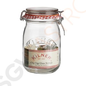 Kilner Weckglas mit Bügelverschluss 1 Liter 1 Liter, 180(H)mm.