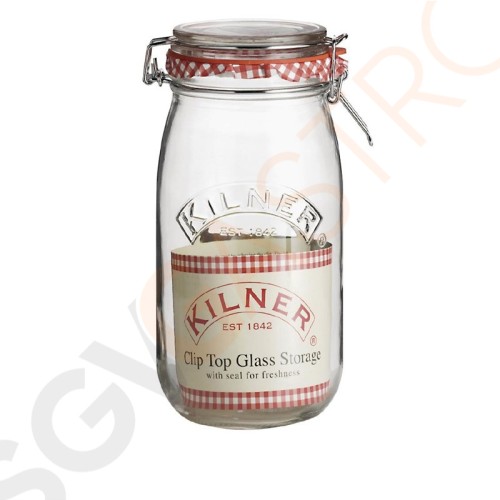 Kilner Weckglas mit Bügelverschluss 2 Liter 2 Liter, 225(H)mm.