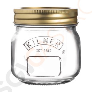 Kilner Weckglas mit Schraubverschluss 250ml 250ml, 80(H)mm.