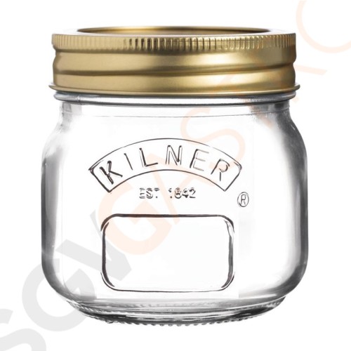 Kilner Weckglas mit Schraubverschluss 250ml 250ml, 80(H)mm.