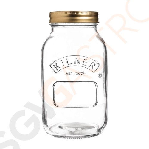 Kilner Weckglas mit Schraubverschluss 1 Liter 1 Liter, 178(H)mm. Kilner Weckglas mit Schraubverschluss 1 Liter 1 Liter, 178(H)mm.