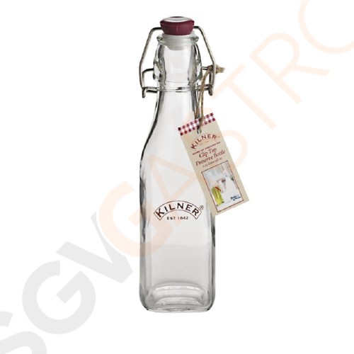 Kilner Flasche mit Bügelverschluss 250ml 250ml. 200(H)mm.