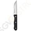 Olympia Jumbo Steakmesser mit ABS-Griff 12 Stück | 25(L)cm | Blattlänge: 11,5cm | Edelstahl 18/0