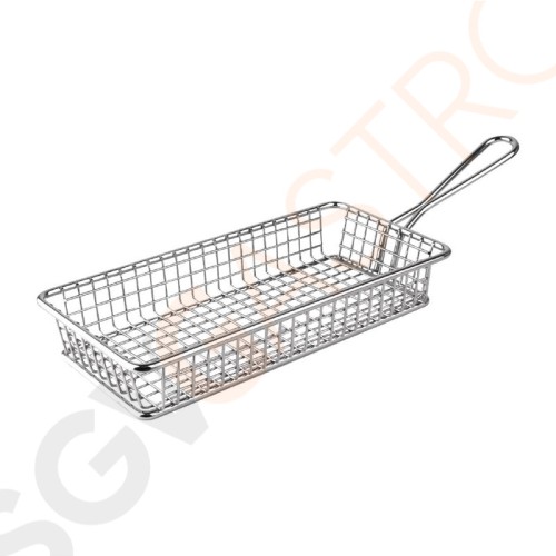 Olympia Frittierkörbchen 21,5 x 15cm 3,5 x 21,5 x 15cm | Edelstahl