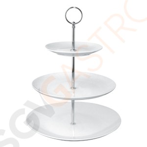 Olympia Etagere 3 Etagen 3 Etagen | 34,1 x 26,5(Ø)cm | Porzellan Olympia Etagere 3 Etagen 3 Etagen | 34,1 x 26,5(Ø)cm | Porzellan