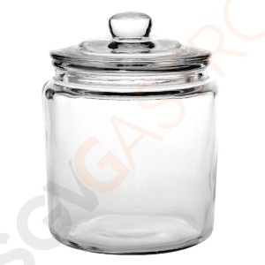 Olympia Glas Keksdose 3,8L Kapazität: 3,8 Liter. Größe: 25,2(H) x 20(Ø)cm.