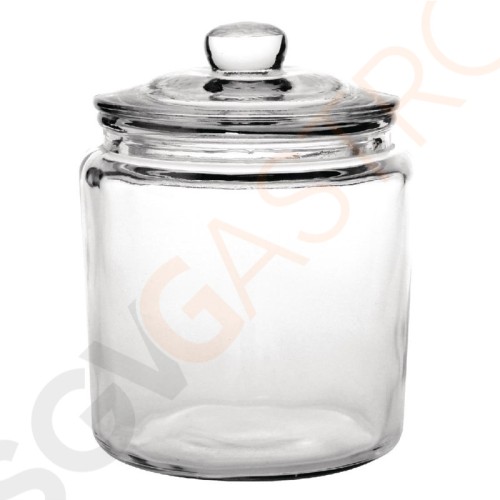 Olympia Glas Keksdose 3,8L Kapazität: 3,8 Liter. Größe: 25,2(H) x 20(Ø)cm.