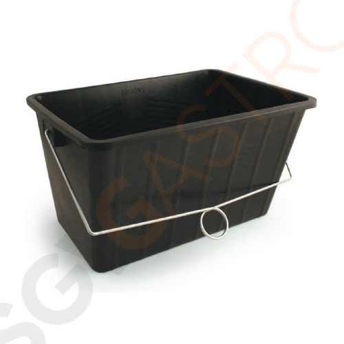 Jantex robuster Eimer 15L Kapazität: 15L | schwarz | mit Metallöse Jantex robuster Eimer 15L Kapazität: 15L | schwarz | mit Metallöse