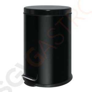 Edelstahl Pedaleimer schwarz 20L Kapazität: 20L | Edelstahl | schwarz