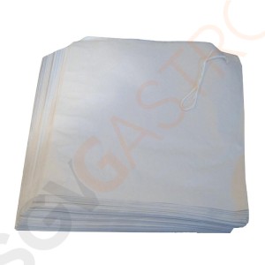 Papiertaschen weiß 1000 Stück | 18(B) x 17(L)cm