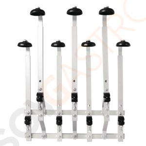 Olympia Flaschenhalter für Wandmontage 7 Flaschen Größe (cm): 40(T) x 34(B) | Für Flaschen bis zu 1 Liter