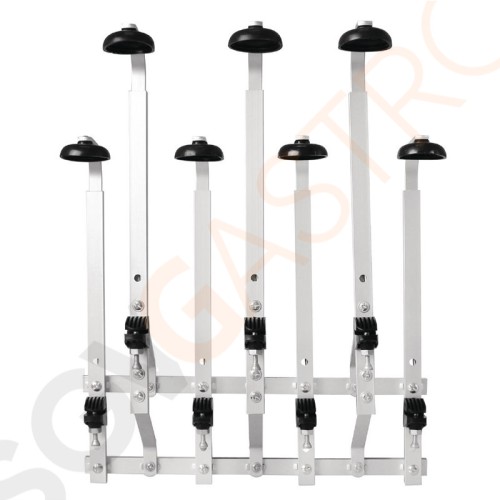 Olympia Flaschenhalter für Wandmontage 7 Flaschen Größe (cm): 40(T) x 34(B) | Für Flaschen bis zu 1 Liter