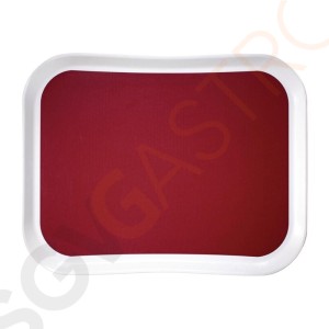 Cambro Versa Lite Century Fun Polyester Tablett rot 43cm Größe: 43(B) x 33(T)cm | Farbe: Himbeerrot Cambro Versa Lite Century Fun Polyester Tablett rot 43cm Größe: 43(B) x 33(T)cm | Farbe: Himbeerrot