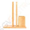Olympia Menühalter Heveaholz mit Besteckbehälter 26,5 x 23 x 10cm | Heveaholz Olympia Menühalter Heveaholz mit Besteckbehälter 26,5 x 23 x 10cm | Heveaholz