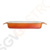 Vogue rechteckige Auflaufform Gusseisen orange Kapazität: 1,8 Liter. Gusseisen. Farbe: Orange.