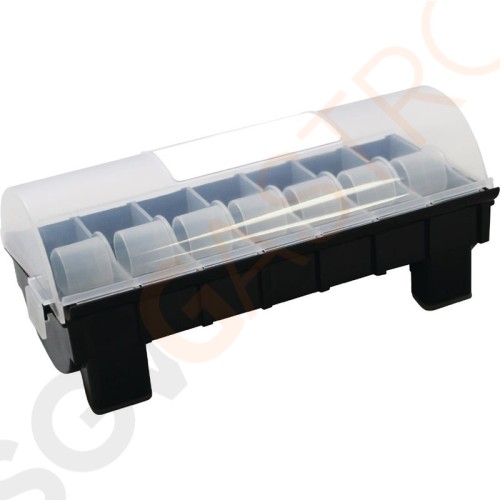 Vogue Etikettenspender 7 Rollen 25mm 25mm Etikettenspender für 7 Rollen. Vogue Etikettenspender 7 Rollen 25mm 25mm Etikettenspender für 7 Rollen.