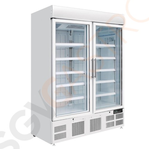 Polar Serie G Display Gefrierschrank 920 Liter Kapazität: 920L | 2 Türen | Weiß