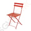 Bolero klappbare Terrassenstühle Stahl rot 2 Stück | Sitzhöhe: 44cm | 80 x 38,7 x 47,1cm | Stahl | rot Bolero klappbare Terrassenstühle Stahl rot 2 Stück | Sitzhöhe: 44cm | 80 x 38,7 x 47,1cm | Stahl | rot