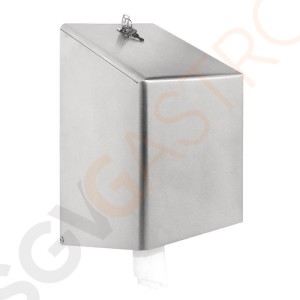 Jantex Papierspender für Innenabrollung aus Edelstahl Geeignet für Rollen DL920, DL921, GD833, GD834, CF970, CF971 | satinierter Edelstahl