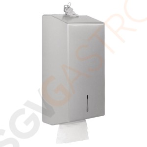 Jantex Massentoilettenpapierspender aus Edelstahl Geeignet für Papier CF797 | satinierter Edelstahl