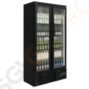 Polar Serie G Barkühlschrank hoch 2 Klapptüren Kapazität: 490L | 2 Klapptüren | Schwarz Polar Serie G Barkühlschrank hoch 2 Klapptüren Kapazität: 490L | 2 Klapptüren | Schwarz