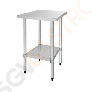 Vogue Arbeitstisch mit Regalboden 60 x 70cm GJ500 | Größe: 90(H) x 60(B) x 70(T)cm