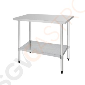 Vogue Arbeitstisch mit Regalboden 120 x 70cm GJ502 | Größe: 90(H) x 120(B) x 70(T)cm