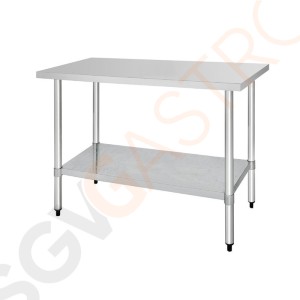 Vogue Arbeitstisch mit Regalboden 150 x 70cm GJ503 | Größe: 90(H) x 150(B) x 70(T)cm