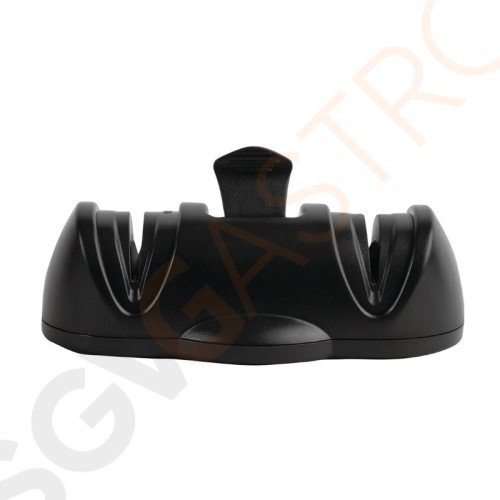 Vogue Manueller Messerschleifer mit 2 Stufen und Saugnapffuß Diamant- und Keramikschleifblatt Vogue Manueller Messerschleifer mit 2 Stufen und Saugnapffuß Diamant- und Keramikschleifblatt