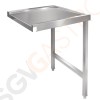 Vogue Tisch für Haubenspülmaschine links 60cm Linke Seite | 60(B)cm Vogue Tisch für Haubenspülmaschine links 60cm Linke Seite | 60(B)cm
