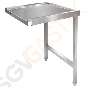 Vogue Tisch für Haubenspülmaschine rechts 110cm Rechte Seite | 110(B)cm