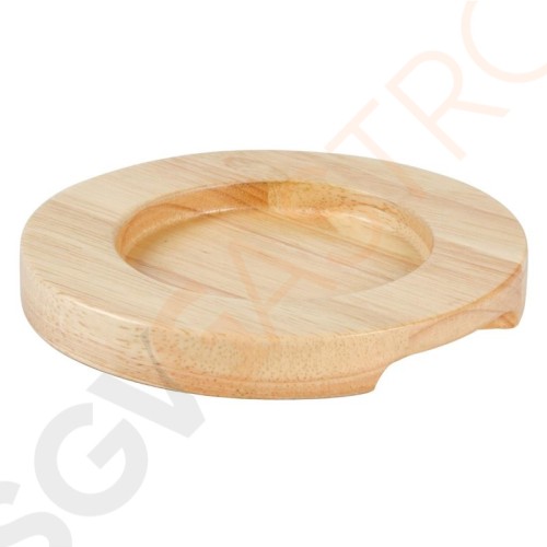 Olympia Holzbrett für Servierpfanne 11,5cm Geeignet für Pfanne GJ553 und Topf Y259 | 11,5(Ø)cm | Heveaholz Olympia Holzbrett für Servierpfanne 11,5cm Geeignet für Pfanne GJ553 und Topf Y259 | 11,5(Ø)cm | Heveaholz